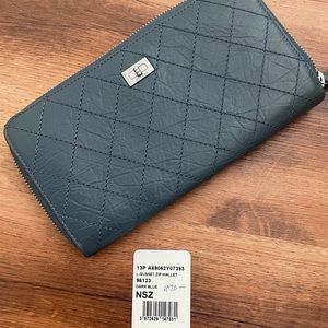 New with tag Chanel 2.55 zip around wallet